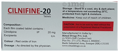 Cilnifine 20 Tablet