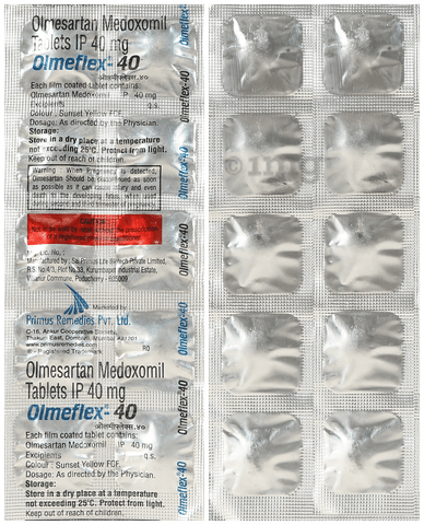 Olmeflex 40mg Tablet image Olmeflex 40mg Tablet image