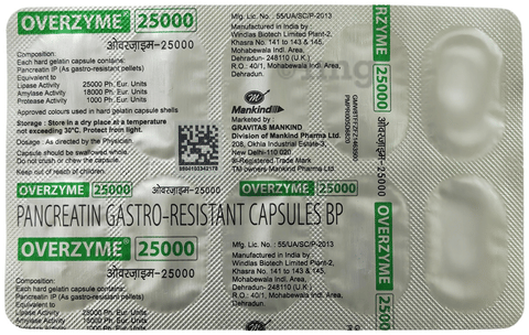 Overzyme 25000 Capsule image Overzyme 25000 Capsule image
