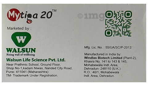 Mytiga 20 Tablet image Mytiga 20 Tablet image