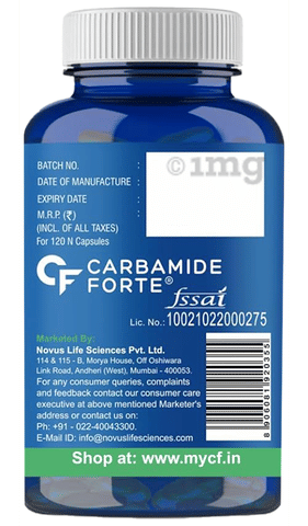 Carbamide Forte Omefish-Max Double Strength Fish Oil 1000mg Capsule: Buy  bottle of 120.0 capsules at best price in India | 1mg