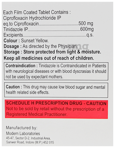 Cipromicron-TZ Tablet