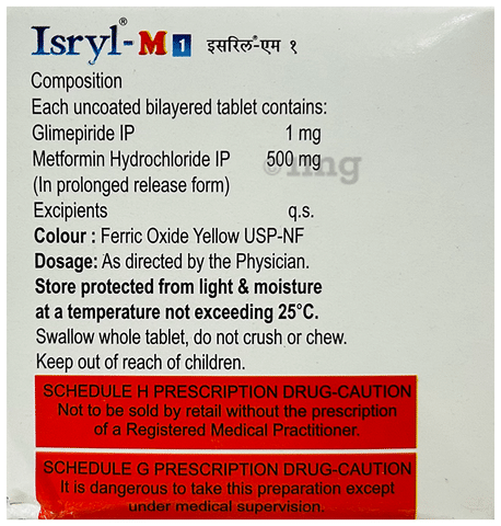 Isryl-M 1 Tablet PR