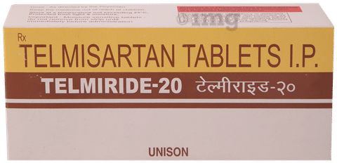 TelmiRIDE 20mg Tablet image TelmiRIDE 20mg Tablet image