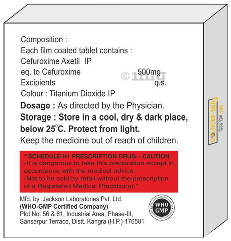 Goldcef 500 Tablet image