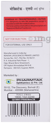 Moxitak LP Eye Drop