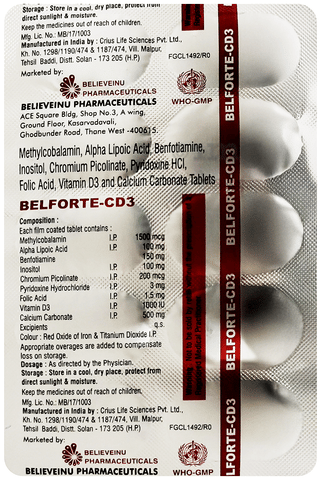 Belforte-CD3 Tablet image Belforte-CD3 Tablet image