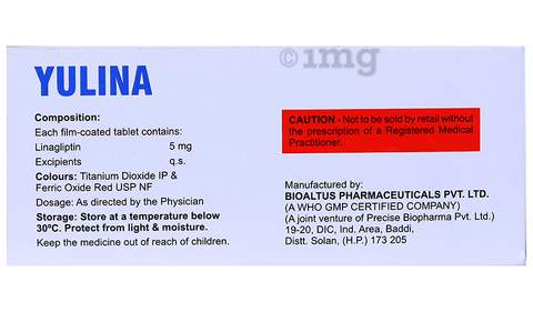 Yulina 5mg Tablet image Yulina 5mg Tablet image