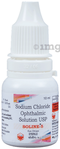 Saline water eye sales drops