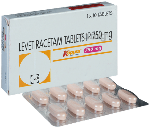 Keppra 750mg Tablet image