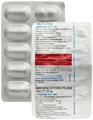 Amantex 129mg Tablet ER image Amantex 129mg Tablet ER image