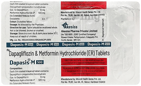 Dapasis M 10mg/500mg Tablet ER image