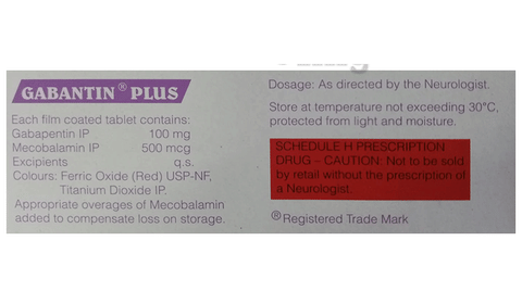 Gabantin Plus Tablet image