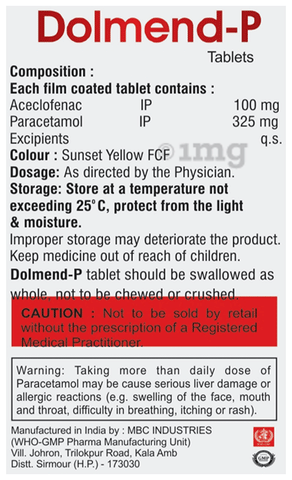 Dolmend-P Tablet image Dolmend-P Tablet image