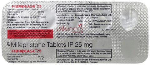 Fibroease 25mg Tablet image