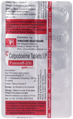 Fusoceff 200mg Tablet image