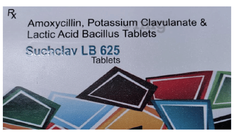 Suchclav LB 625 Tablet image Suchclav LB 625 Tablet image