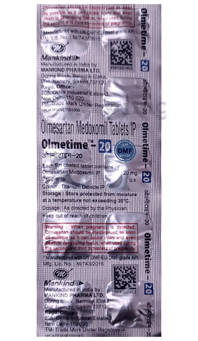 Olmetime 20 Tablet image