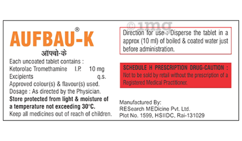 Aufbau-K Tablet DT image Aufbau-K Tablet DT image