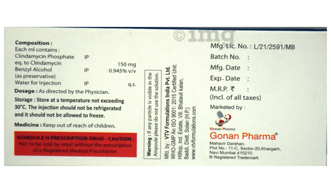 Clindagon Injection image