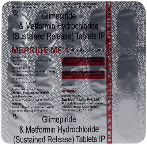 Mepride MF 1 Tablet SR image