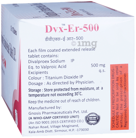 Dvx 500mg Tablet ER image