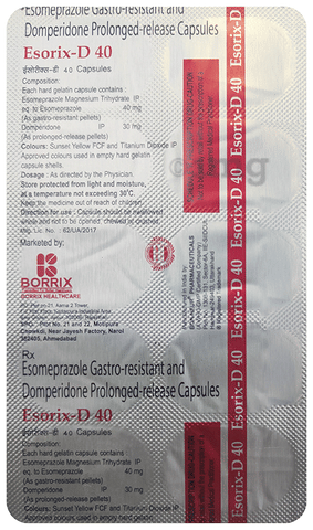 Esorix-D 40 Capsule PR image Esorix-D 40 Capsule PR image