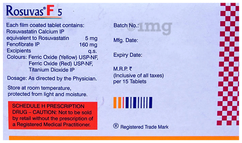 Rosuvas F 5 Tablet image