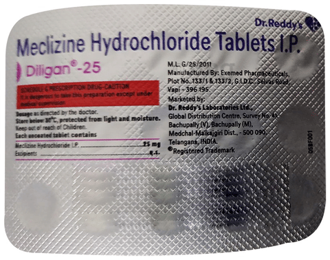 Diligan 25 Tablet image