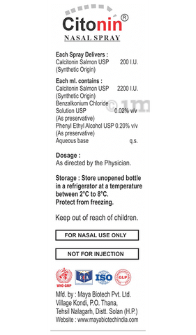 Citonin Nasal Spray image Citonin Nasal Spray image