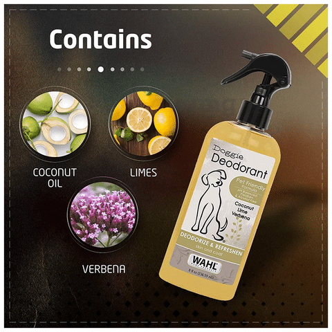 Wahl Doggie Deodrant Coconut Lime Verbena Buy pump bottle of