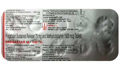 Pregastar M - OD 75 Tablet SR image Pregastar M - OD 75 Tablet SR image