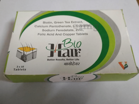 Bio Hairr Tablet: Buy strip of 10 tablets at best price in India | 1mg