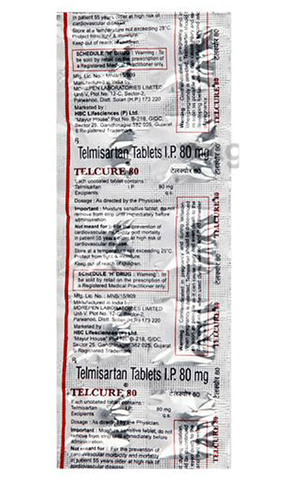 TELcure 80mg Tablet image