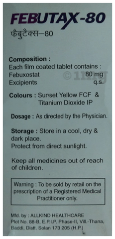 Febutax 80 Tablet