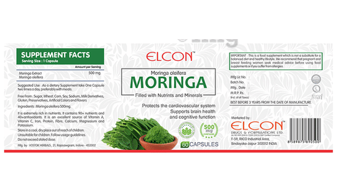 Elcon Moringa Capsule image Elcon Moringa Capsule image