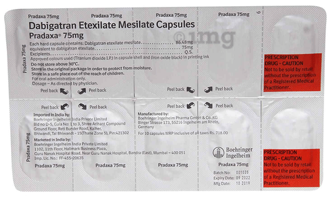 Pradaxa 75mg Capsule image Pradaxa 75mg Capsule image