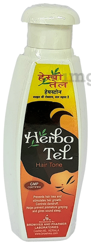 Herbotel Hair Tone Oil - Stimulate Hair Growth and Prevent Hair Loss with  Ayurvedic Formula