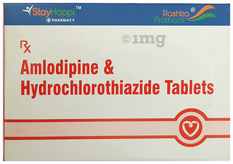 StayHappi Amlodipine+Hydrochlorothiazide 5mg/12.5mg Tablet