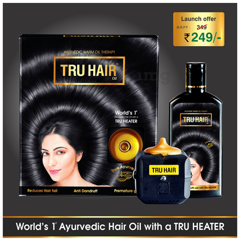 Tru Hair With Tru Heater Ayurvedic Hair Oil 110 ml  JioMart