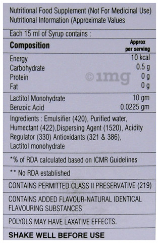Biolax Lactitol Monohydrate Syrup image