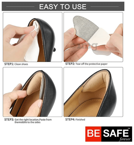 Heel Cushion Pads Heel Shoe Grips Liner Self-Adhesive Shoe Insoles Foot  Care Protector