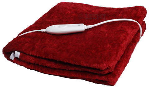 Expressions POLAR105SB Super Soft Electric Bed Warmer Single 150x80cm  Maroon: Buy box of 1 Unit at best price in India | 1mg