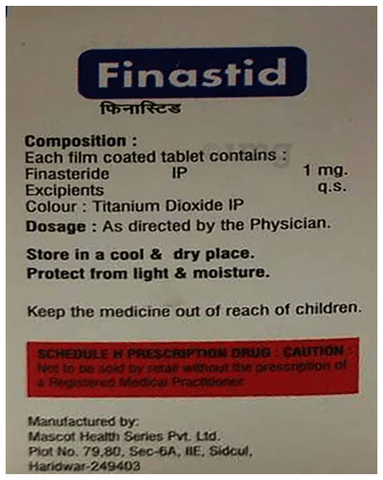 Finastid Tablet image