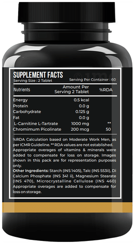rda l carnitine of Total Lean Triple Strength L-Carnitine Liquid 3000 mg Burn Fat Fast with ATOM