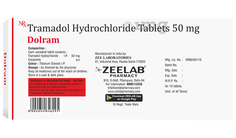 Dolram 50mg Tablet image