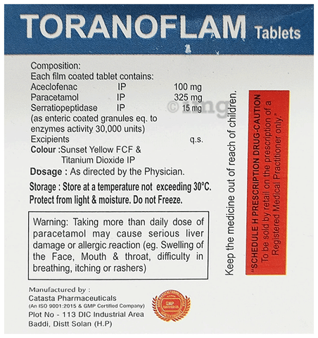 Toranoflam Tablet image