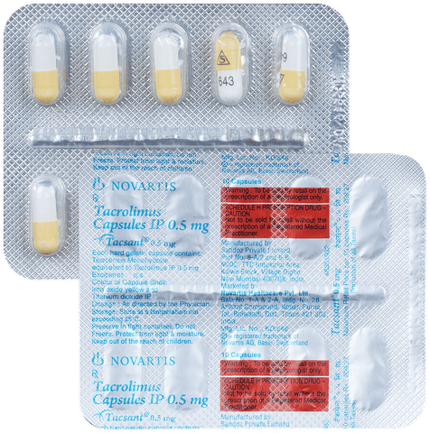 Tacsant 0.5mg Capsule image Tacsant 0.5mg Capsule image