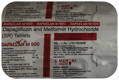 Dapaclan M 500 Tablet SR image