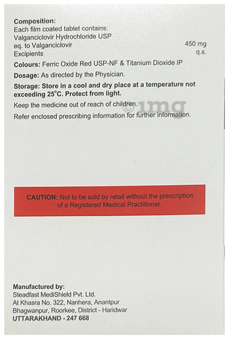 Valstead 450mg Tablet image